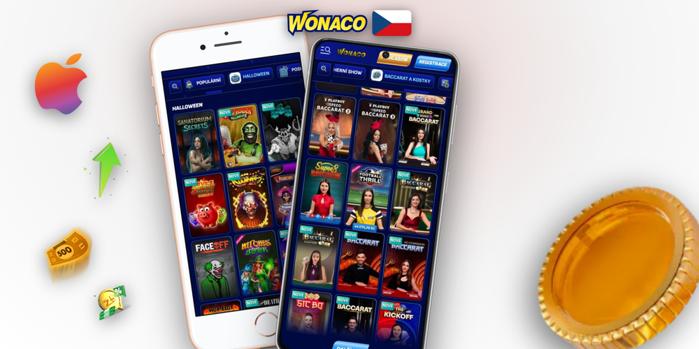 Promo banner Wonaco Casino s uvítacím bonusem 100 % až 25 000 CZK