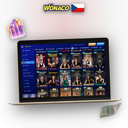 Wonaco Casino jak vyhrát – notebook se statistikami a symbol disciplíny