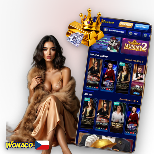Wonaco Casino kontakt s live chatem a českou zákaznickou podporou dostupnou nonstop