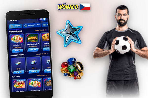 Upozornění na maximální sázku 2 500 CZK při aktivním bonusu Wonaco Casino