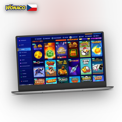 Ikona režimu celé obrazovky pro hraní Wonaco Casino z počítače bez rušení