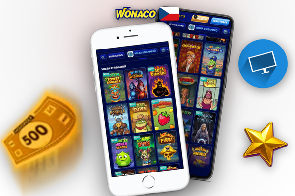 Dialog oprávnění Wonaco Casino app na Androidu – notifikace, úložiště a biometrie