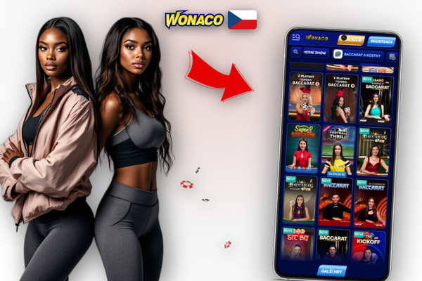 Wonaco Casino výhry začínají v demo režimu – rozhraní slotu s ikonou volatility